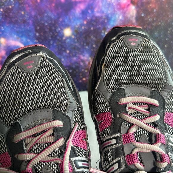 Asics Gel Venture 4 Trail Running Shoes Grey, Pink, Silver T383N Women Sz 11.5 - Picture 4 of 10
